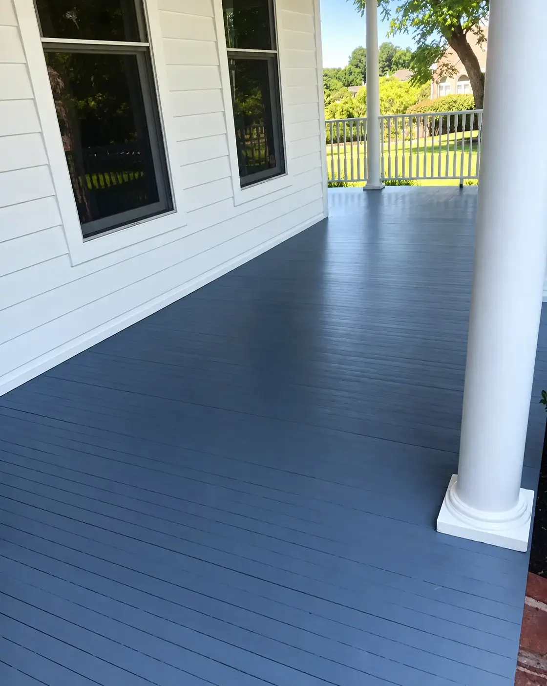 Finished staining and wood finishes work